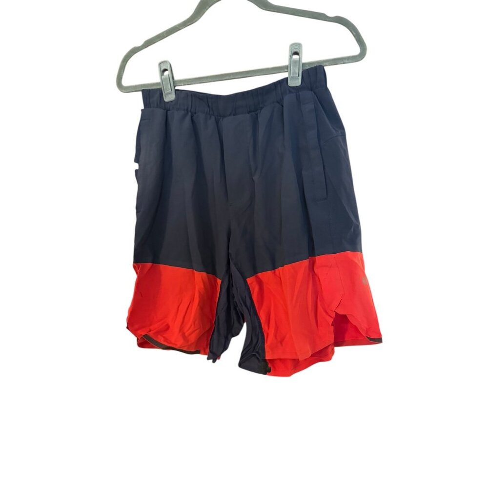Lululemon Mens Surge 2-Tone Color Block Short Athletic Size Small Red Blue